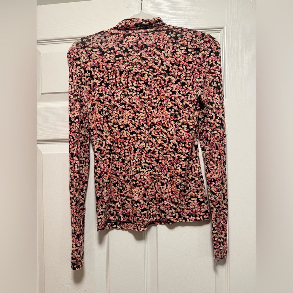 H&M Floral Long Sleeve Turtleneck - Picture 6 of 12